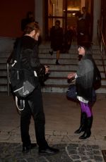 ERICA MARTINELLI Leaves Dancing with the Stars Italy at Rai Studios in Rome 11/02/2024