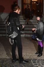 ERICA MARTINELLI Leaves Dancing with the Stars Italy at Rai Studios in Rome 11/02/2024
