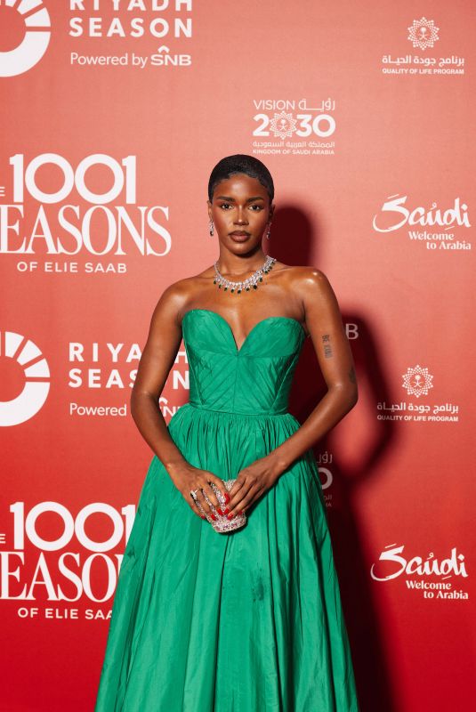 EVA APIO at Elie Saab Anniversary Fashion Show 1001 Seasons of Elie Saab at The Venue in Riyadh 11/13/2024