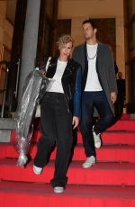FEDERICA PELLEGRINI Leaves Dancing with the Stars Italy at Rai Studios in Rome 11/02/2024