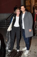FEDERICA PELLEGRINI Leaves Dancing with the Stars Italy at Rai Studios in Rome 11/02/2024