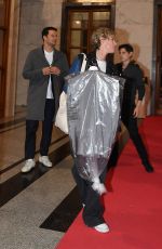 FEDERICA PELLEGRINI Leaves Dancing with the Stars Italy at Rai Studios in Rome 11/02/2024