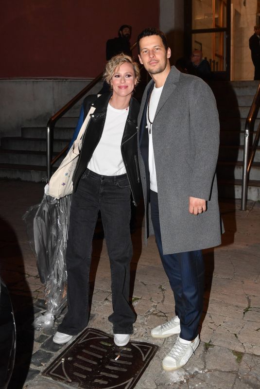 FEDERICA PELLEGRINI Leaves Dancing with the Stars Italy at Rai Studios in Rome 11/02/2024