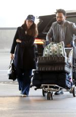 FELICITY JONES Arrives at Airport in Los Angeles 11/19/2024