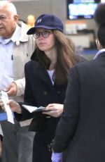 FELICITY JONES Arrives at Airport in Los Angeles 11/19/2024
