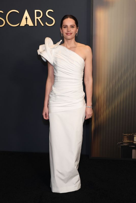 FELICITY JONES at 15th Annual Governors Awards at Dolby Theatre in Hollywood 11/17/2024