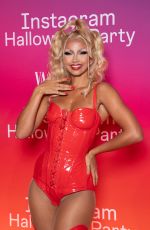 FLORA COQUEREL at Instagram Halloween Party at Le Marois Hotel in Paris 10/31/2024