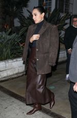 GAL GADOT Leaves San Vicente Bungalows in West Hollywood 11/11/2024