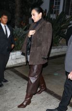 GAL GADOT Leaves San Vicente Bungalows in West Hollywood 11/11/2024