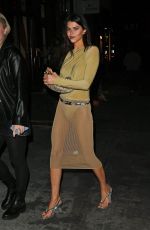 GEORGIA FOWLER Out for Dinner at the Corner Store Restaurant in New York 11/07/2024