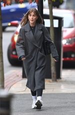 GEORGIA STEEL Leaves a Business Meeting in Manchester 11/04/2024