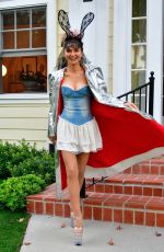 GIA SKOVA Heading to a Halloween Party in Los Angeles 11/02/2024