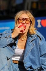 GIGI HADID at a Photoshoot in New York City 11/13/2024