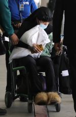 GLORILLA in a Wheelchair Arrives at LAX Airport 11/11/2024