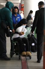 GLORILLA in a Wheelchair Arrives at LAX Airport 11/11/2024