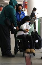 GLORILLA in a Wheelchair Arrives at LAX Airport 11/11/2024