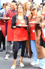 GOLNESA GG GHARACHEDAGHI Serves Good to Homeless at LA Mission in Los Angeles 11/27/2024