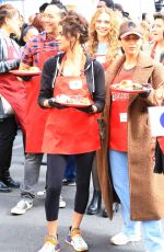GOLNESA GG GHARACHEDAGHI Serves Good to Homeless at LA Mission in Los Angeles 11/27/2024