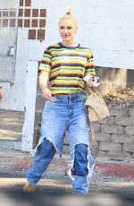 GWEN STEFANI and Blake Shelton at Her Son