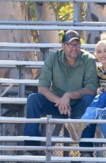 GWEN STEFANI and Blake Shelton at Her Son