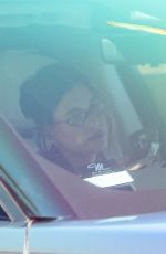 HAILEY BIEBER Keeps Busy with Her Phone while Stuck in LA Traffic 11/15/2024