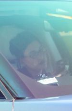 HAILEY BIEBER Keeps Busy with Her Phone while Stuck in LA Traffic 11/15/2024