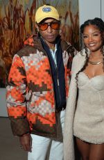 HALLE BAILEY at Evian x Humanrace by Pharrell Williams Launch Dinner in Los Angeles 11/12/2024