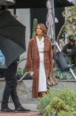 HALLE BERRY and Chris Hemsworth on the Set of Crime 101 in West Hollywood 11/25/2024
