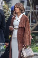 HALLE BERRY and Chris Hemsworth on the Set of Crime 101 in West Hollywood 11/25/2024
