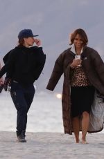 HALLE BERRY on the Set of Crime 101 on Venice Beach 11/06/2024