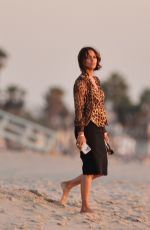 HALLE BERRY on the Set of Crime 101 on Venice Beach 11/06/2024