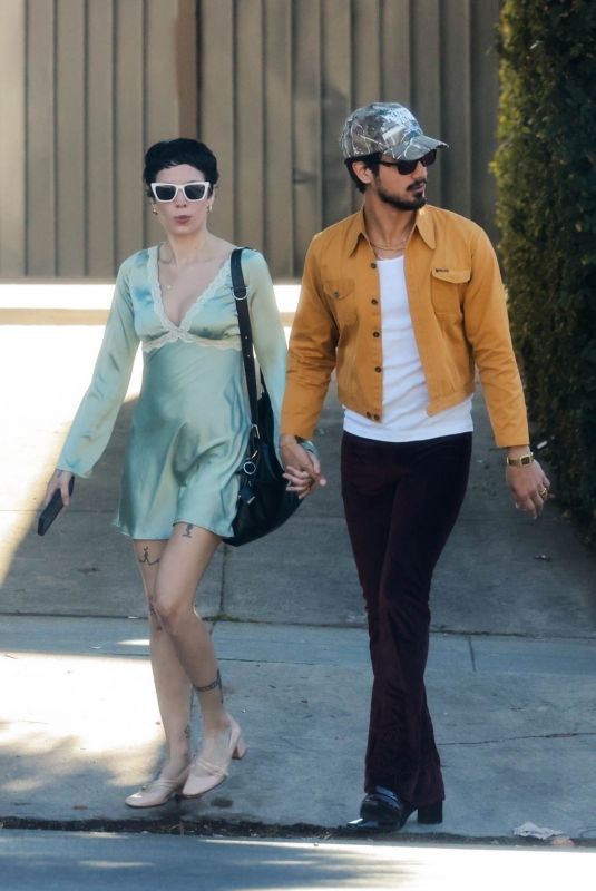 HALSEY and Avan Jogia Out for Lunch at All Time Eestaurant in Los Feliz 11/09/2024