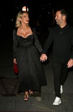 HELEN FLANAGAN and Robbie Talbot on a Date Night at San Carlo in Manchester 11/01/2024
