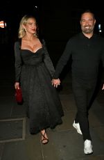 HELEN FLANAGAN and Robbie Talbot on a Date Night at San Carlo in Manchester 11/01/2024