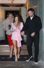 HELEN FLANAGAN and SOPHIA TALBOT Leaves The Ivy Restaurant Launch in Liverpool 11/14/2024