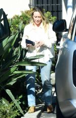 HILARY DUFF and Matthew Koma Leaves a Studio in Los Angeles 11/18/2024