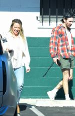 HILARY DUFF and Matthew Koma Leaves a Studio in Los Angeles 11/18/2024