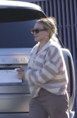 HILARY DUFF Leaves Target in Los Angeles 11/14/2024