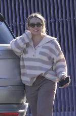 HILARY DUFF Leaves Target in Los Angeles 11/14/2024