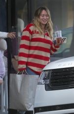 HILARY DUFF Out Shopping in Studio City 11/27/2024