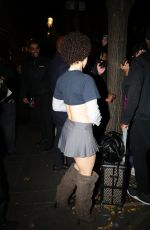 ICE SPICE Leaves Dinner at Siena in Paris 11/10/2024