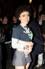 ICE SPICE Leaves Dinner at Siena in Paris 11/10/2024