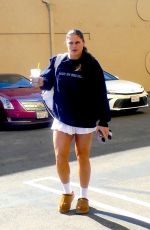 ILONA MAHER in a Tennis Skirt Arrives at DWTS Finals Rehearsals 11/22/2024