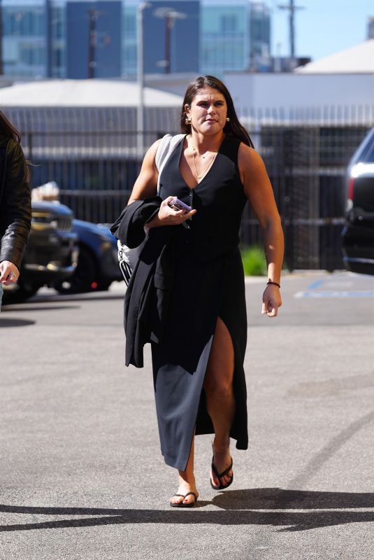 ILONA MAHER Leaves Dancing With the Stars Rehearsals in Los Angeles 10/31/2024