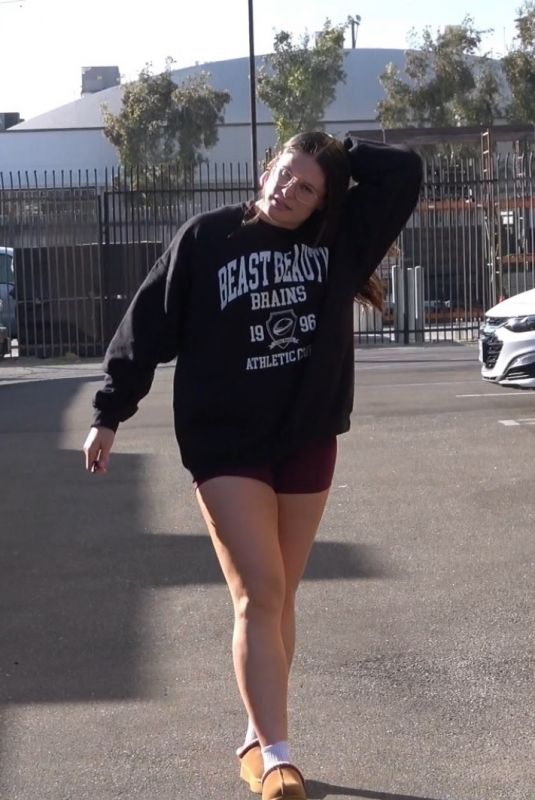 ILONA MAHER Leaves Dancing With The Stars Rehearsals in Los Angeles 11/10/2024