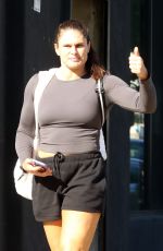 ILONA MAHER Leaves DWTS Dance Studio 11/14/2024