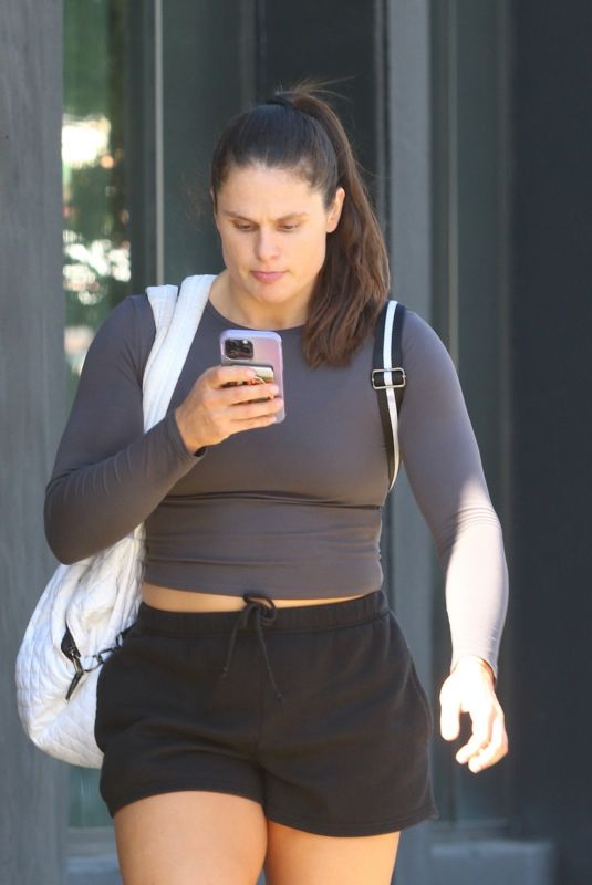 ILONA MAHER Leaves DWTS Dance Studio 11/14/2024
