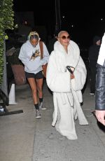 JADA PINKETT SMITH Out for Dinner with Willow and Trey Smith at Giorgio Baldi 11/22/2024