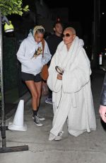 JADA PINKETT SMITH Out for Dinner with Willow and Trey Smith at Giorgio Baldi 11/22/2024