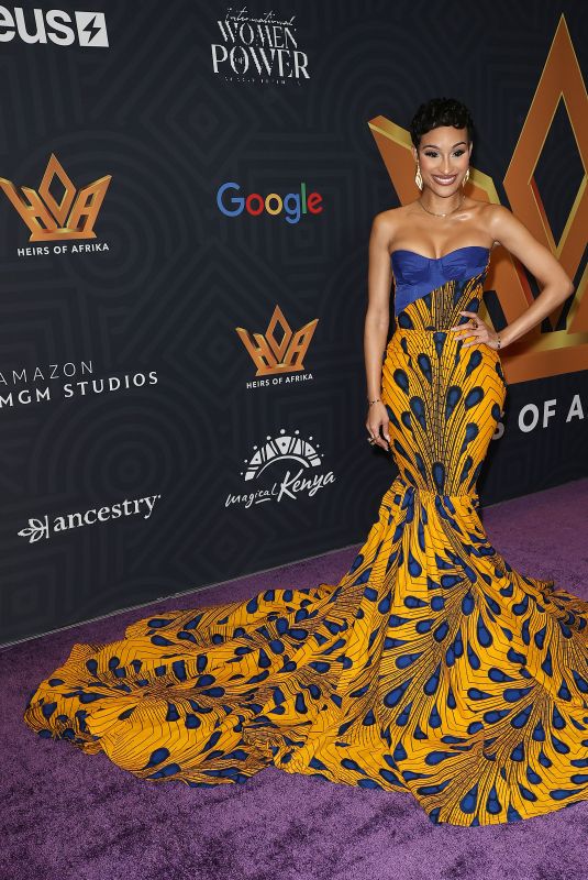 JANEISHA JOHN at Koshie Mills & Heirs of Afrika Present 7th Annual International Women of Power Awards in Los Angeles 11/24/2024